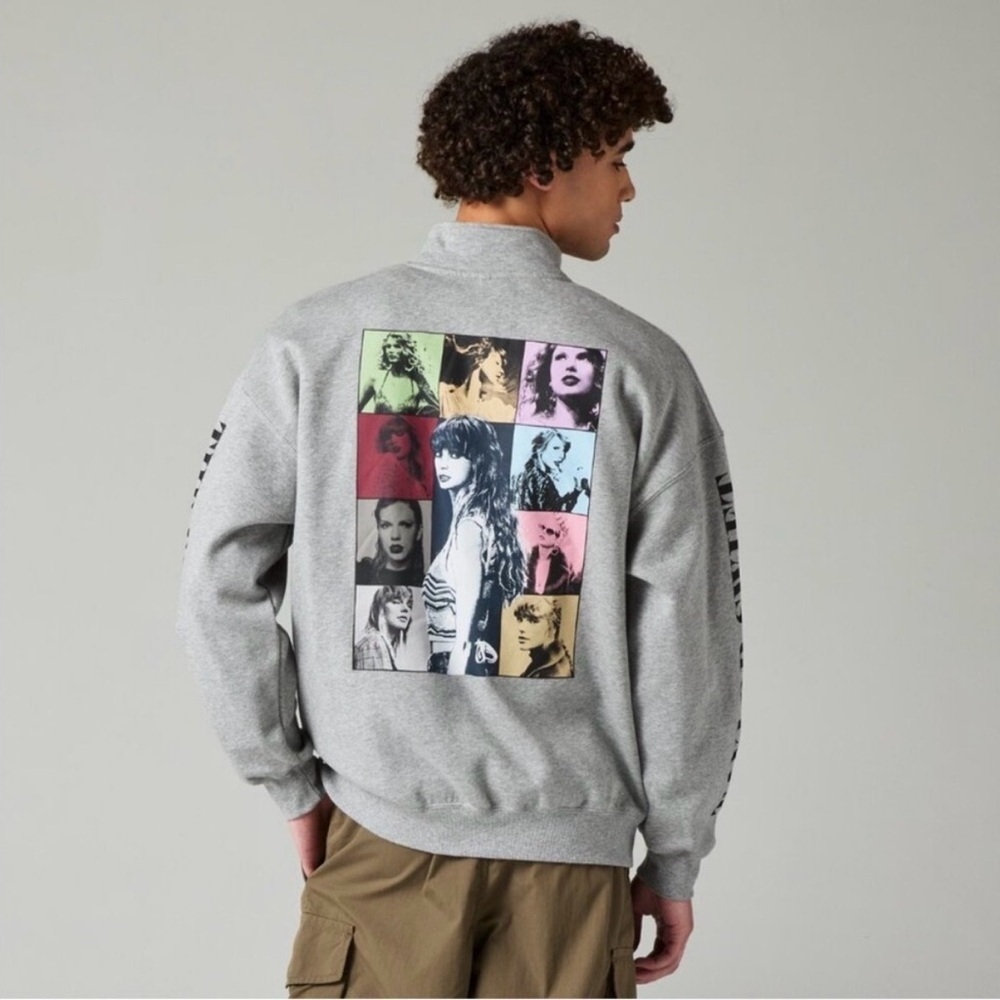 Taylor Swift | The Eras International Tour Grey Quarter Zip | Original |